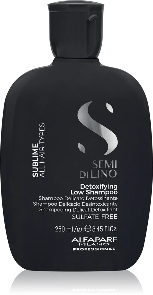 Alfaparf Milano Semi di Lino Sublime cleansing detoxifying shampoo for all hair types