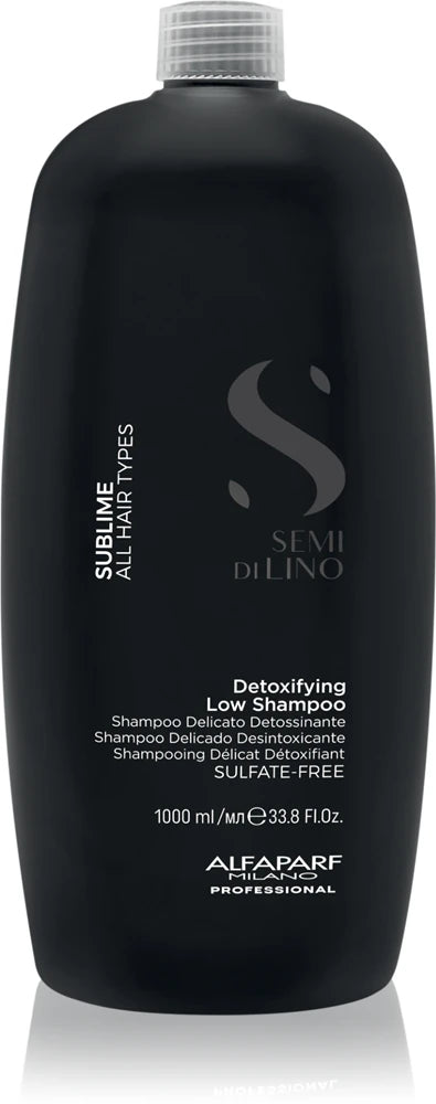 Alfaparf Milano Semi di Lino Sublime cleansing detoxifying shampoo for all hair types