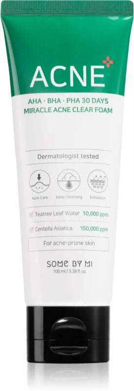 Some By Mi AHA∙BHA∙PHA 30 Days Miracle Acne Clear Foam 100 ml