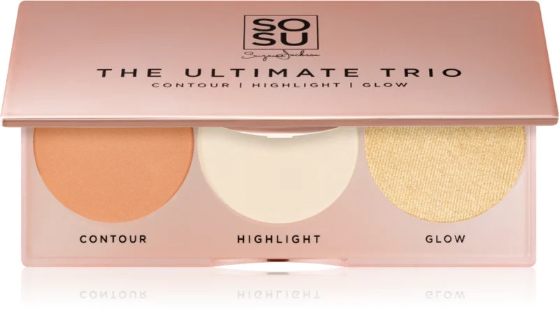 SOSU Cosmetics The Ultimate Trio bronzer and highlighter