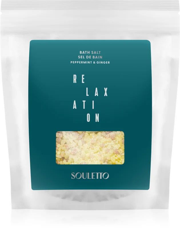 Souletto Peppermint & Ginger Bath Salt 500 g