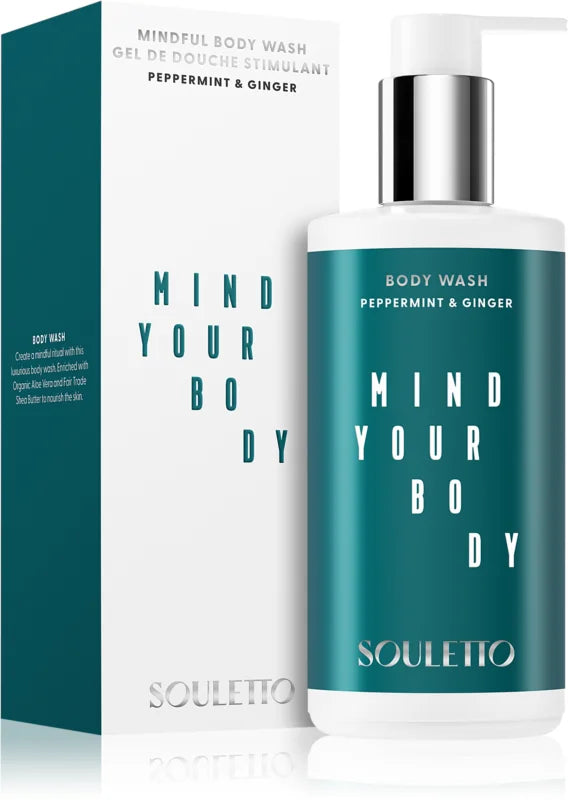 Souletto Peppermint & Ginger Body Wash 300 ml