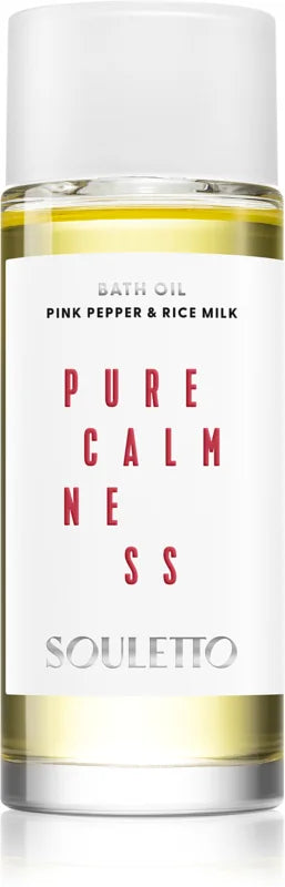 Souletto Pink Pepper & Rice Milk Bath Oil 100 ml