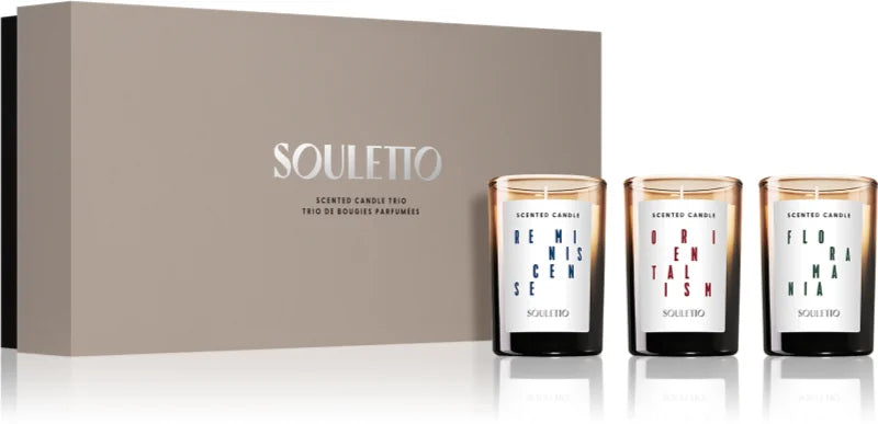 Souletto Scented Candle Trio gift set