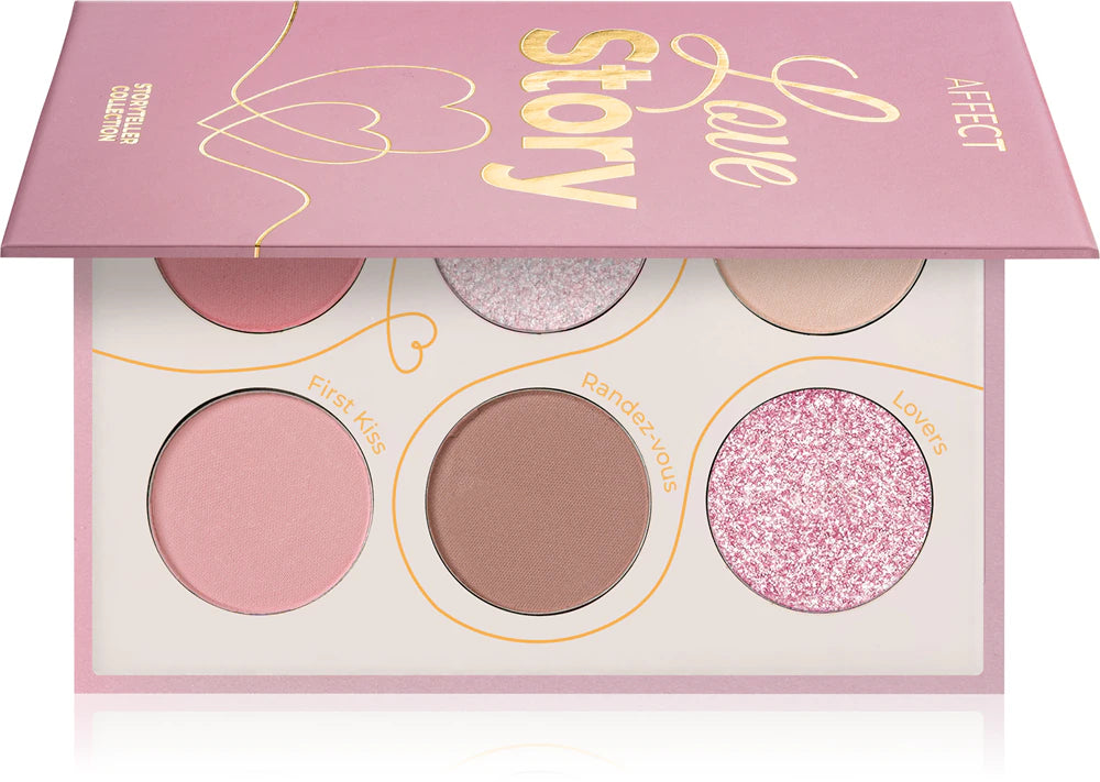 Affect Storyteller Collection Love Story eyeshadow palette 6× 2 g