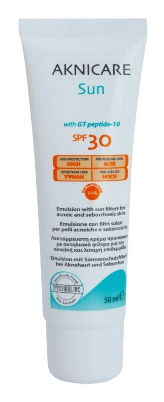 Synchroline Aknicare Sun sunscreen emulsion 50 ml