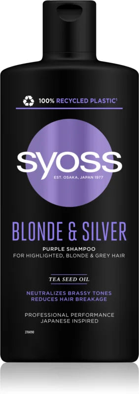 Syoss Blonde & Silver purple Shampoo 440 ml