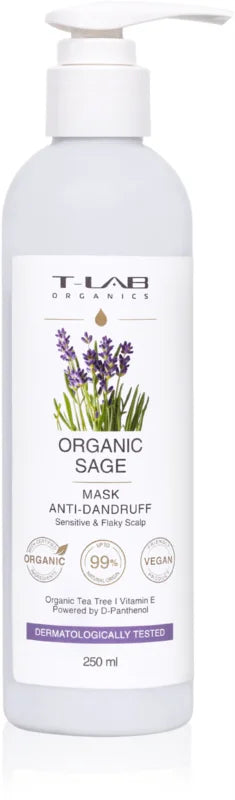 T-LAB Organics Organic Sage Anti-Dandruff Mask 250 ml