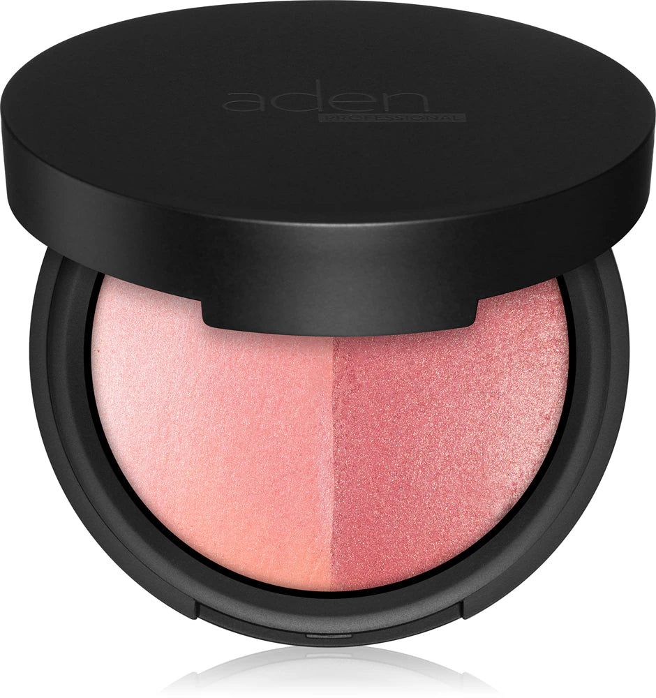 Aden Cosmetics Terracotta Baked Blusher Duo Shade 01, 7 g