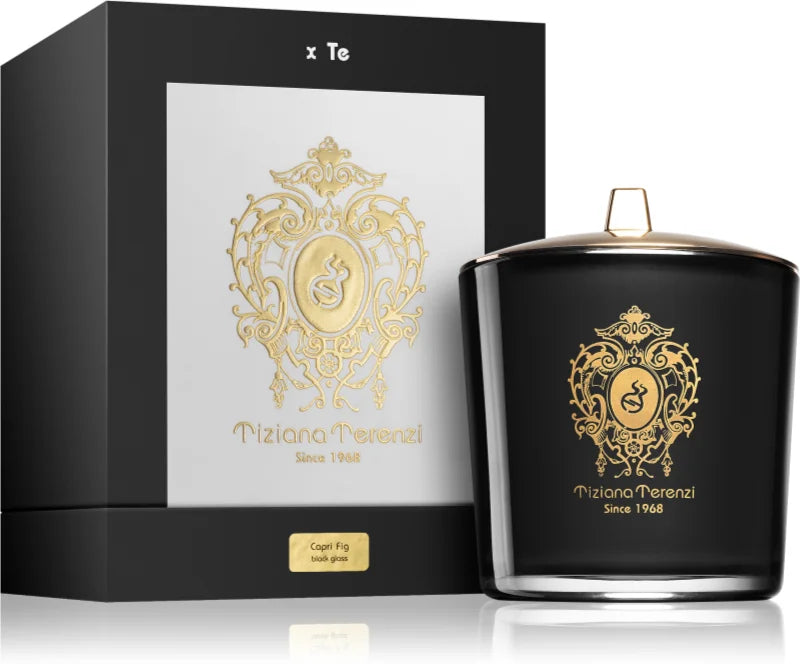 Tiziana Terenzi Capri Fig scented candle with wooden wick