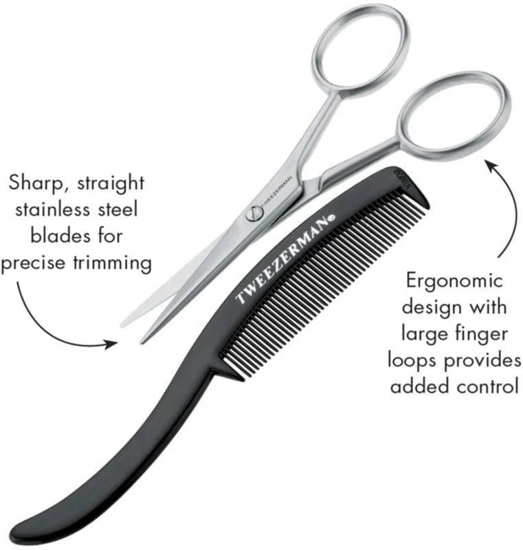 Tweezerman G.E.A.R. Beard and Moustache Care Set