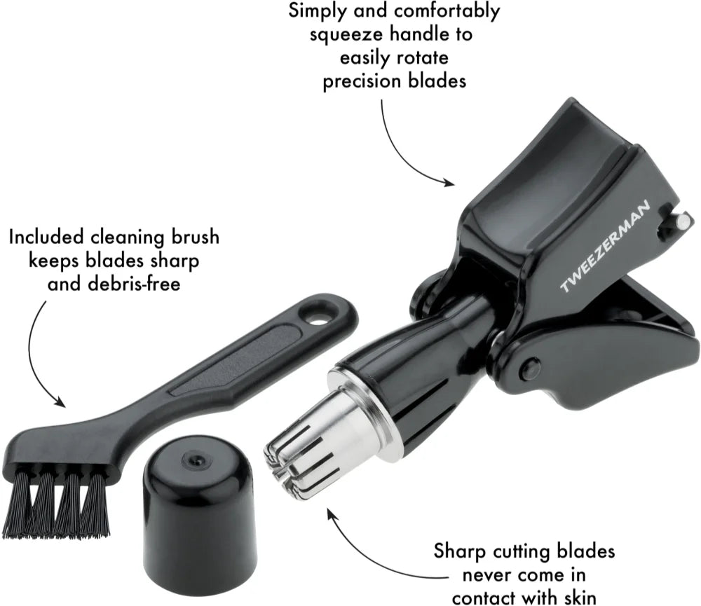 Tweezerman G.E.A.R. nose hair trimmer for men