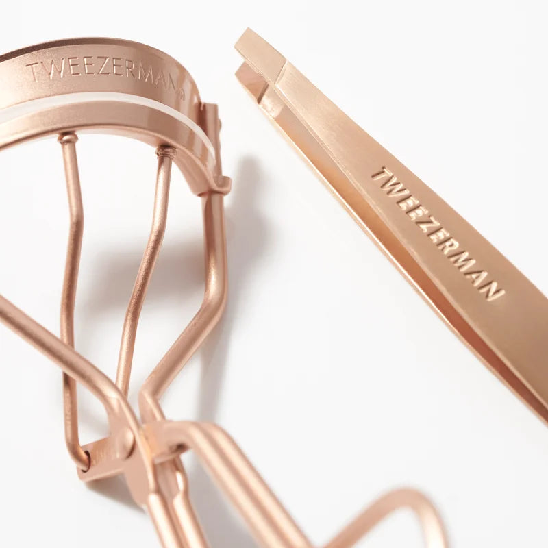 Tweezerman Studio Collection Rose Gold gift set (for eyelashes and eyebrows)