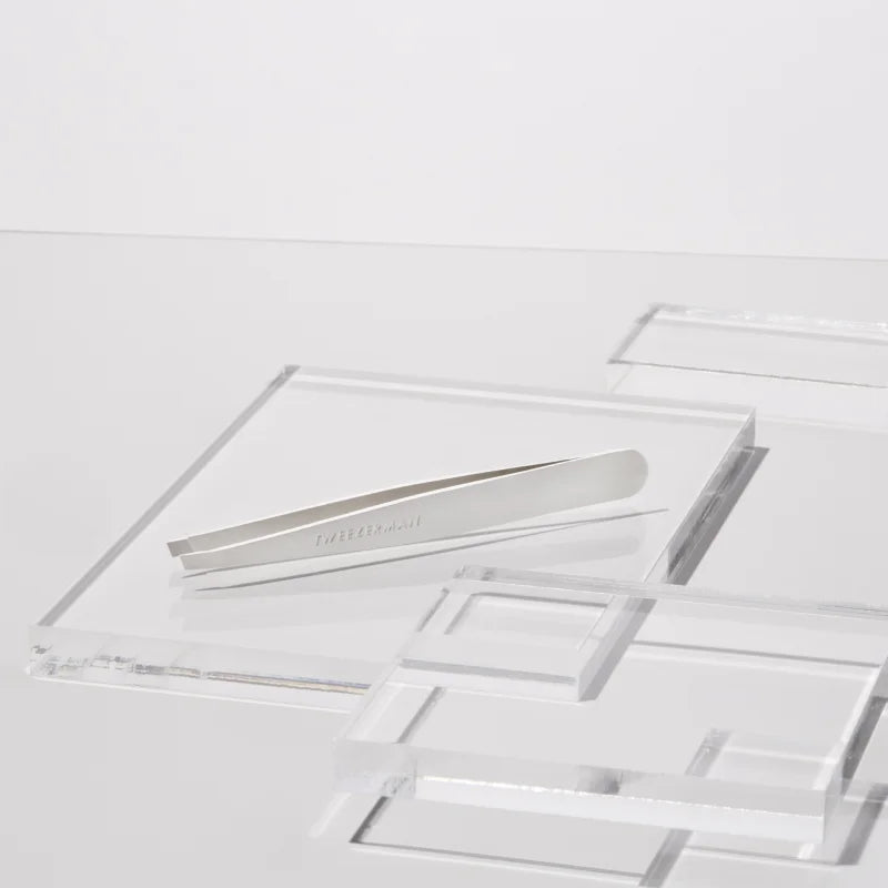 Tweezerman Studio Collection tweezers Platinum Silver 1 pc
