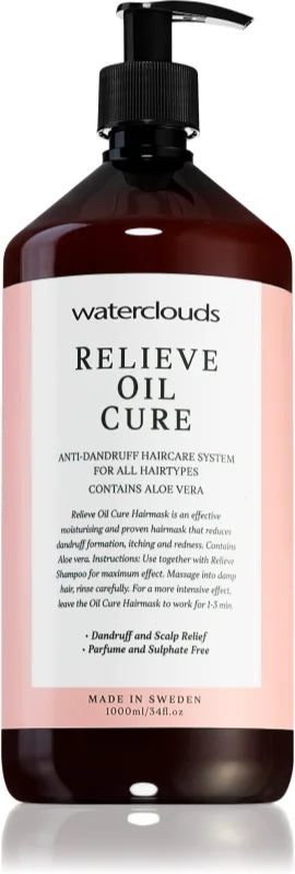 Waterclouds Relieve Oil Cure Anti-Dandruff Haircare system 1000 ml
