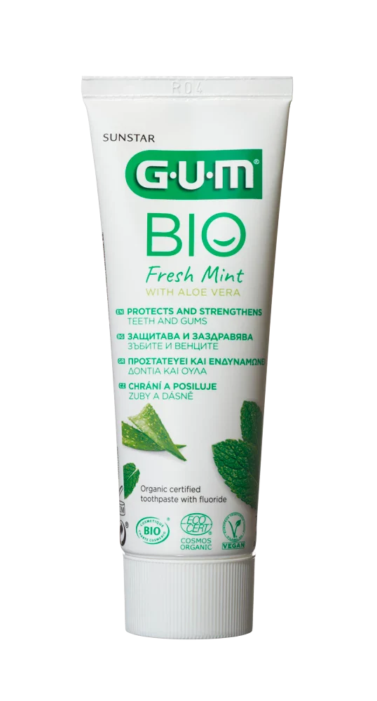 GUM BIO Fresh Mint toothpaste with Aloe vera, 75 ml
