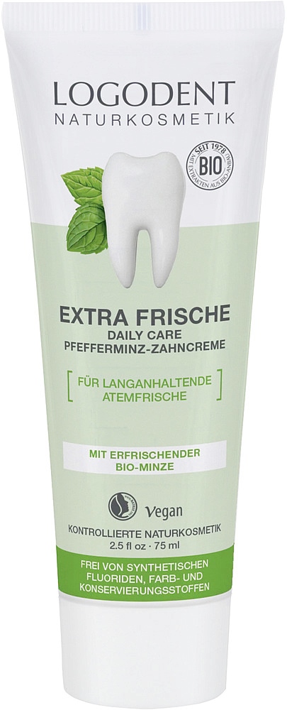 LOGODENT Extra Fresh Daily Care fluoride free, 75 ml