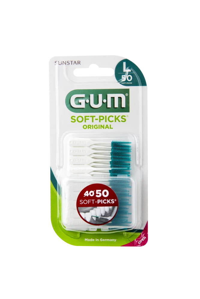 GUM Soft-Picks Large massaging interdental brushes with fluorides, 50 pcs