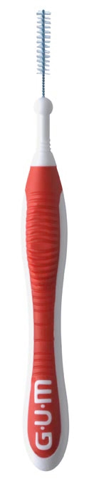 GUM TRAV-LER interdental brush with chlorhexidine, cylindrical, 0.8 mm, 6 pcs