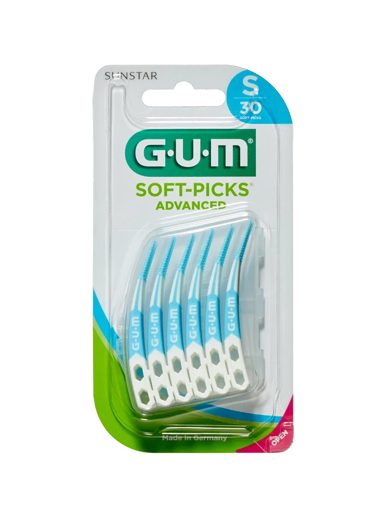 GUM Soft-Picks Advanced SMALL massage interdental brushes, 30 pcs
