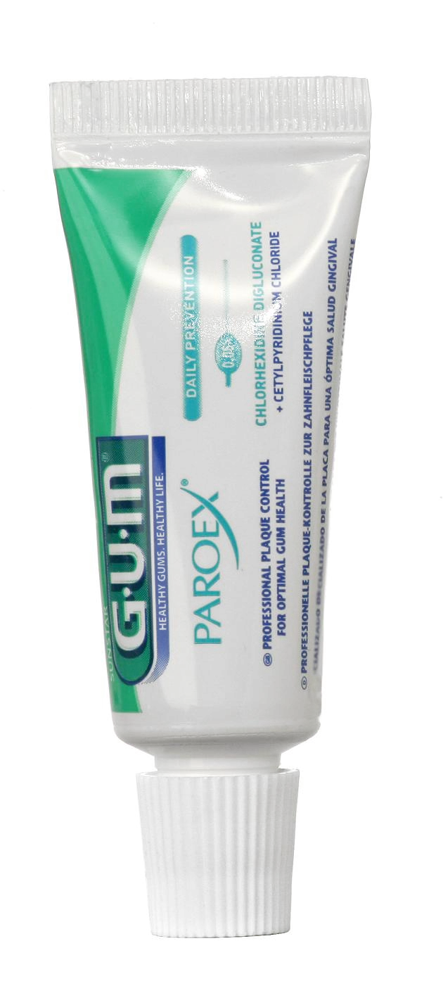 GUM PAROEX toothpaste (CHX 0.06% + CPC 0.05%), 3 x 12 ml