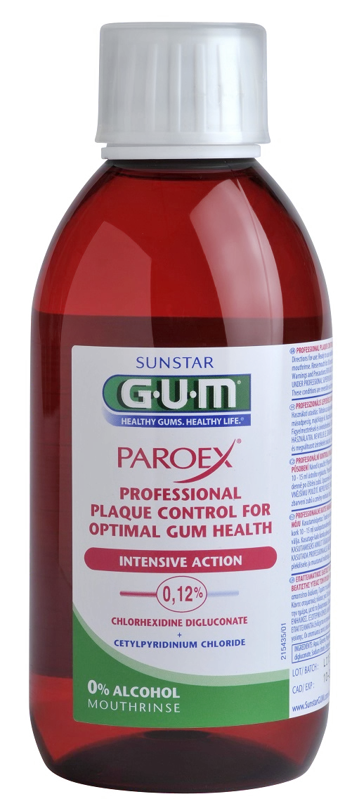 GUM PAROEX mouthwash (CHX 0.12% + CPC 0.05%), 300 ml