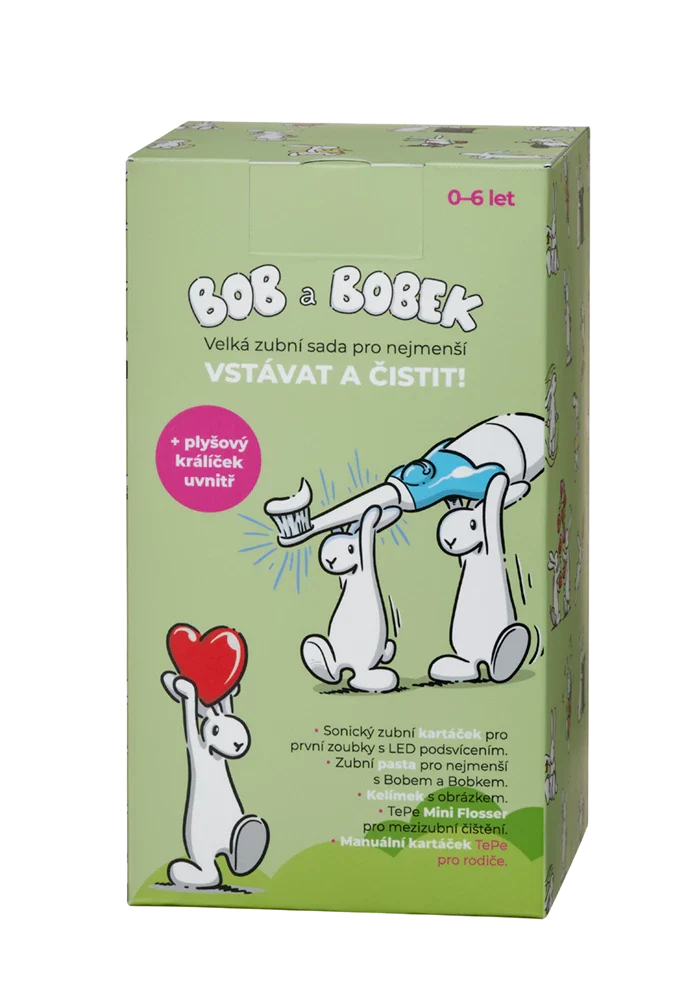 Bob and Bobek Large dental set for kids - Blue