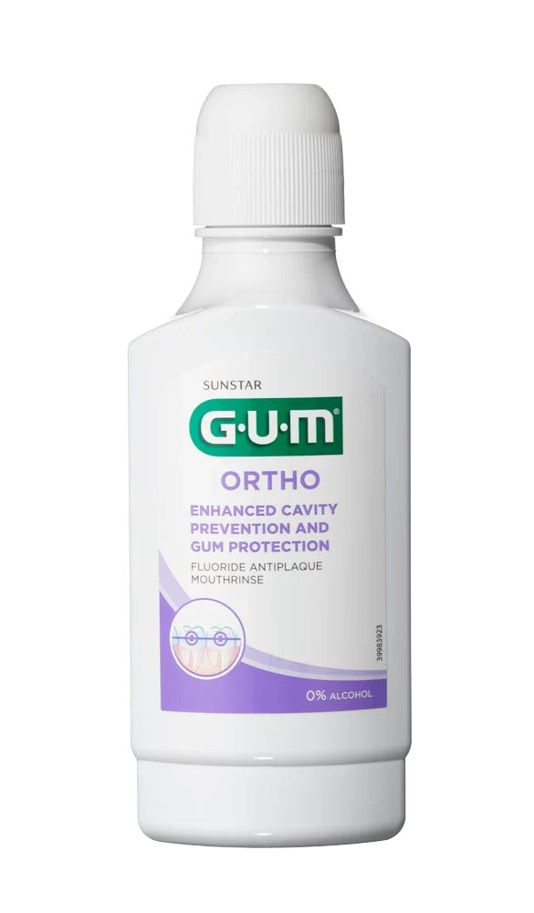 GUM Ortho mouthwash for teeth with braces CPC 0.05%, 300 ml