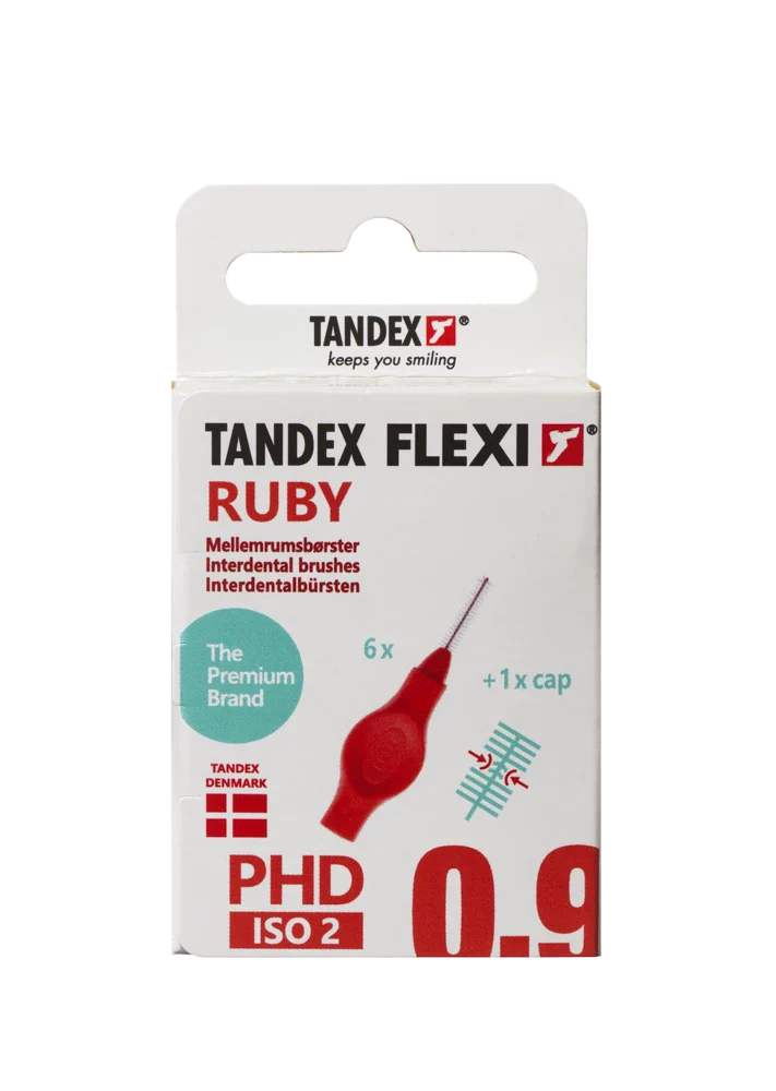 Tandex Flexi interdental brushes red 0.90 mm, 6 pcs