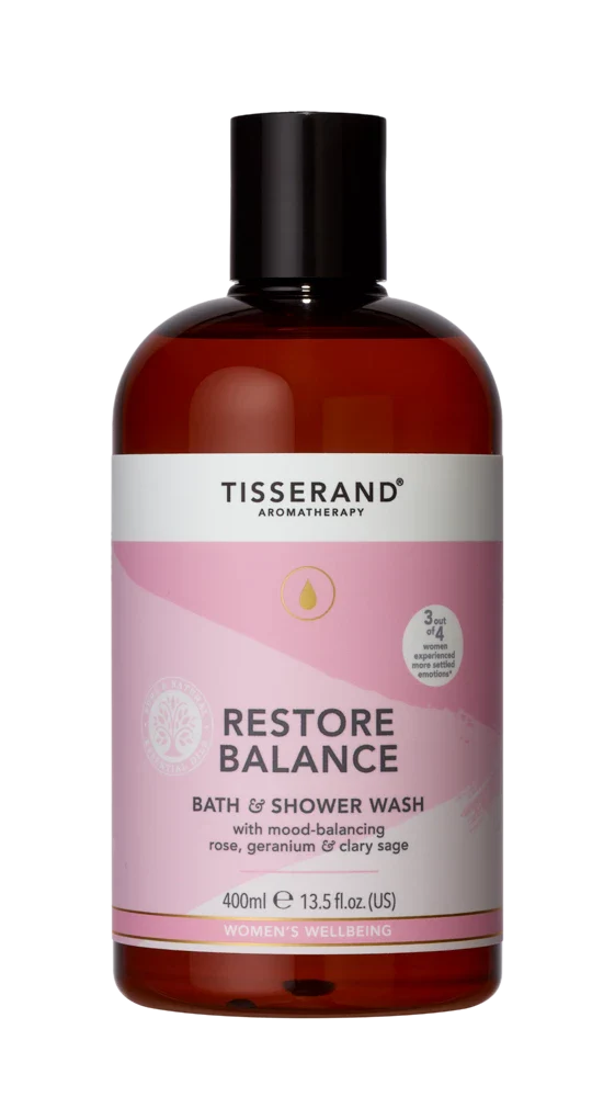 Tisserand Restore Balance bath and shower gel, 400 ml