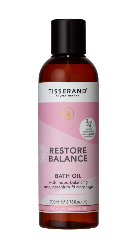 Tisserand Restore Balance bath oil, 200 ml