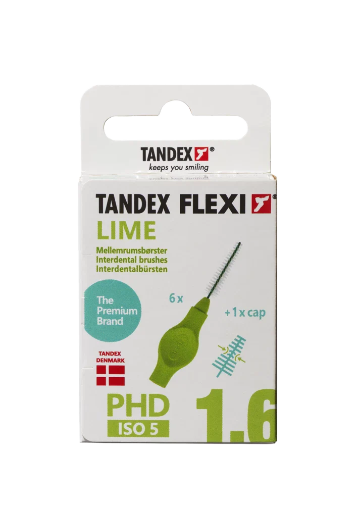 Tandex Flexi interdental brushes green 1.6 mm, 6 pcs