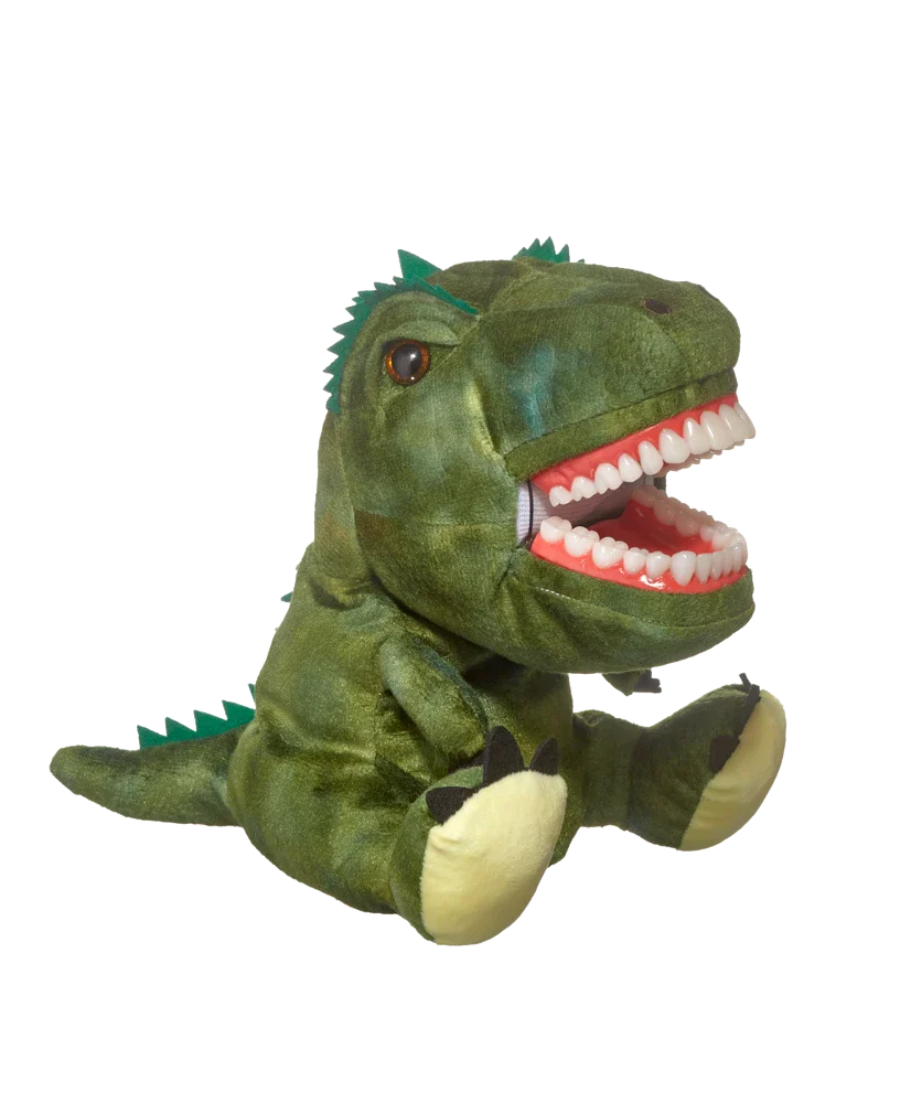Dino plush educational aid, dinosaur