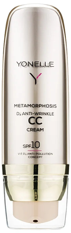 Yonelle Metamorphosis CC cream with anti-wrinkle effect SPF 10, shade 2 Neutral 50 ml