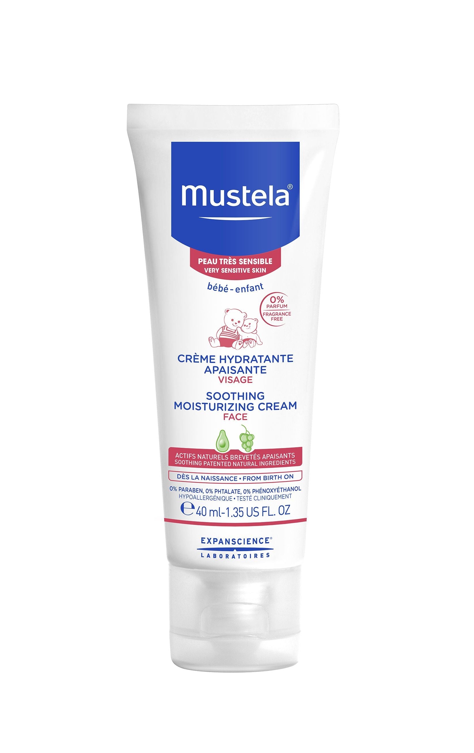 Mustela Soothing Moisturizing Cream 40 ml